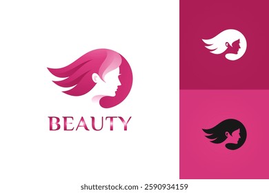 Hairdressing  logo Design, Logo Design graphic Conception, logo icon template graphic art, vector illustration design.