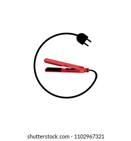 hairdressing logo template
