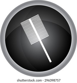 Hairdressing objects icon. Vector