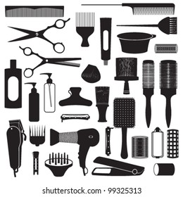 Hairdressing related symbols 1