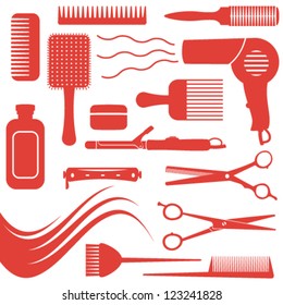 Hairdressing related symbols 2