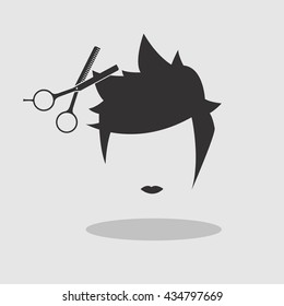 Hairdressing salon logo