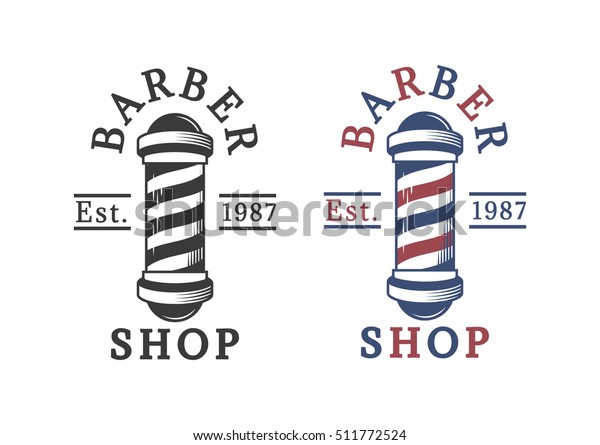 Hairdressing Saloon Icon Barber Pole Stock Vector (Royalty Free) 511772524