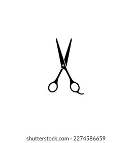 hairdressing scissor icon isolated vector graphics