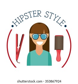 hairdressing service design, vector illustration eps10 graphic 