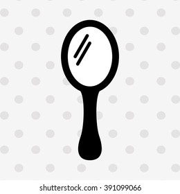 hairdressing shop icon design, vector illustration eps10 graphic 