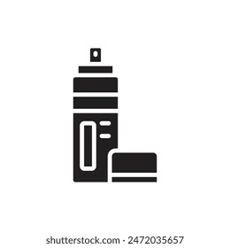 Hairdressing Spray Filled Icon Vector Illustration