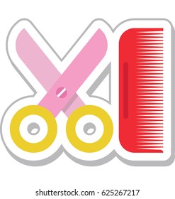 Hairdressing Vector Icon