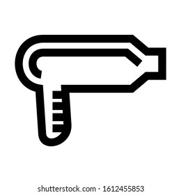 hairdryer icon isolated sign symbol vector illustration - high quality black style vector icons
