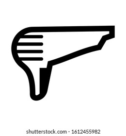 hairdryer icon isolated sign symbol vector illustration - high quality black style vector icons
