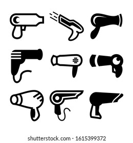 hairdryer icon isolated sign symbol vector illustration - Collection of high quality black style vector icons
