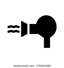 hair-dryer icon or logo isolated sign symbol vector illustration - high quality black style vector icons
