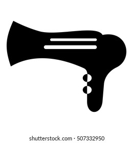 Hairdryer icon. Simple illustration of hairdryer vector icon for web