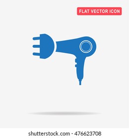 Hairdryer icon. Vector concept illustration for design.