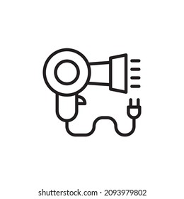 HAIRDRYER icon in vector. Logotype