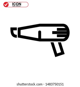 
hairdryer isolated sign symbol vector illustration - high quality black style vector icons
