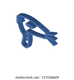 Hairdryer isometric left top view 3D icon
