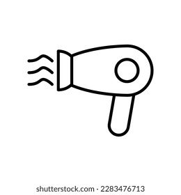 hairdryer outline vector icon hairdryer stock vector icon for web, mobile app and ui design