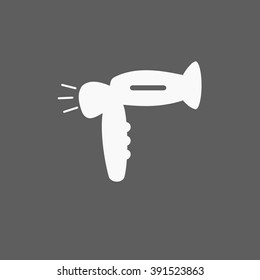 Hairdryer sign icon.