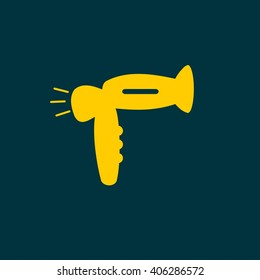 Hairdryer sign icon