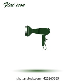 Hairdryer sign icon. Hair drying symbol. 
