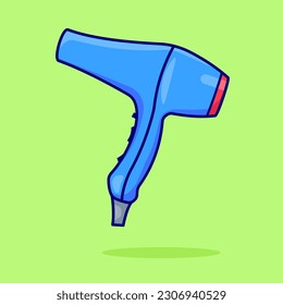 Hairdryer Vector, Flat Icon, Flat Design