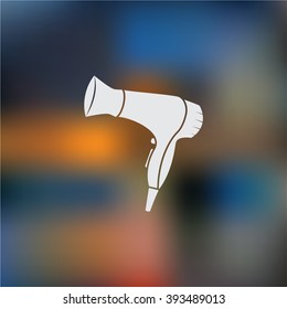hairdryer Vector Icon.