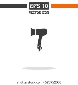 Hairdryer Vector Icon.