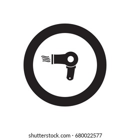 Hairdryer vector icon