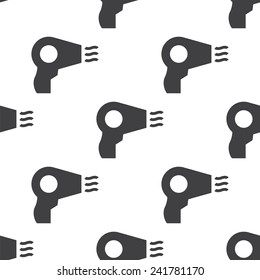 hairdryer, vector seamless pattern, Editable can be used for web page backgrounds, pattern fills  