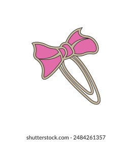Hairpin icon vector illustration isolated sign symbol