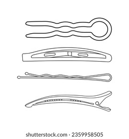 Hairpin icon vector illustration symbol design