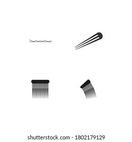 hairpin logo stock illustration design