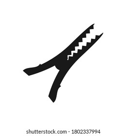 hairpin logo stock illustration design