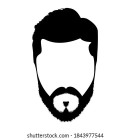 Hairs and Beard Style Vector