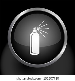 Hairspray Icon Vector Glass Icon