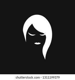 Hairstyle icon. Premium quality graphic design. logo, illustration, vector sign symbol for design
