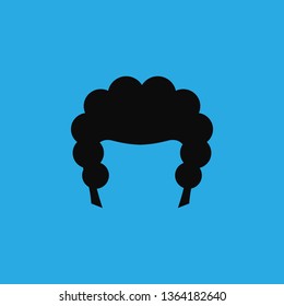 hairstyle icon vector