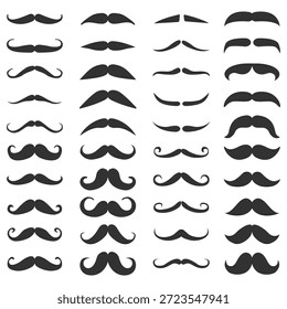 penteado homem menino bigode vetor