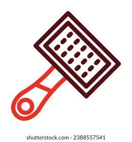 Hairstyle Vector Thick Line Two Color Icons For Personal And Commercial Use.
