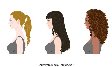 14,015 Straight Hair Vector Images, Stock Photos & Vectors | Shutterstock