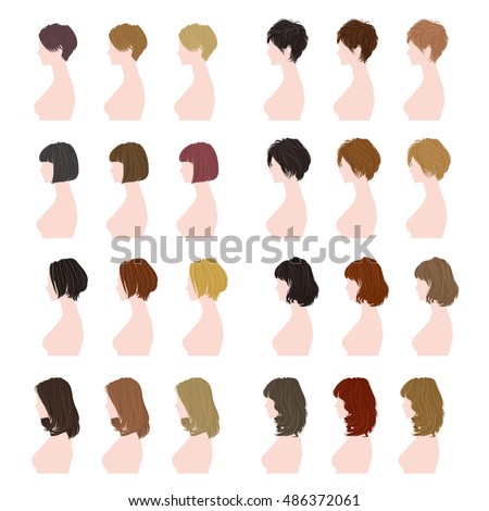 Hairstyle,  Woman, Variation