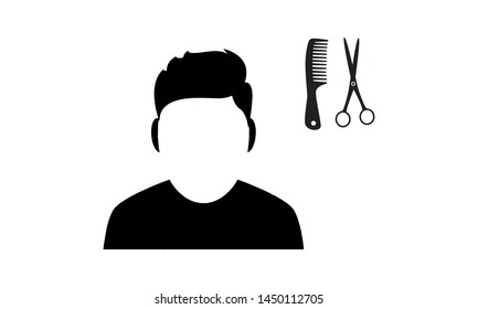 Hairstylist vector icon - vector