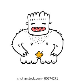 Hairy monster