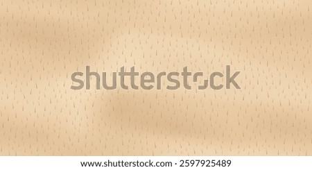 Hairy skin seamless pattern with thin blonde hairs. Human skin before epilation, depilation or another removal beauty procedure. Vector illustration
