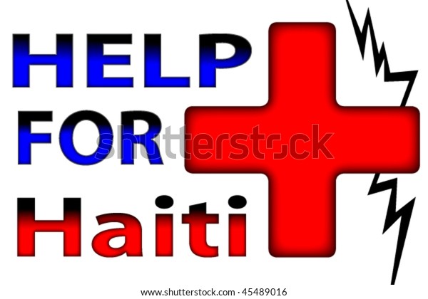 Haiti Earthquake Help Call Stock Vector Royalty Free 45489016