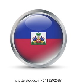 haiti country flag map shape symbol poster, Zazzle