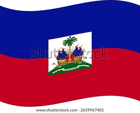 Haiti flag illustrator country flags symbol nation
waving icon