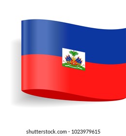 Haiti Flag Vector Icon - Illustration