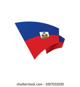 Haiti flag, vector illustration